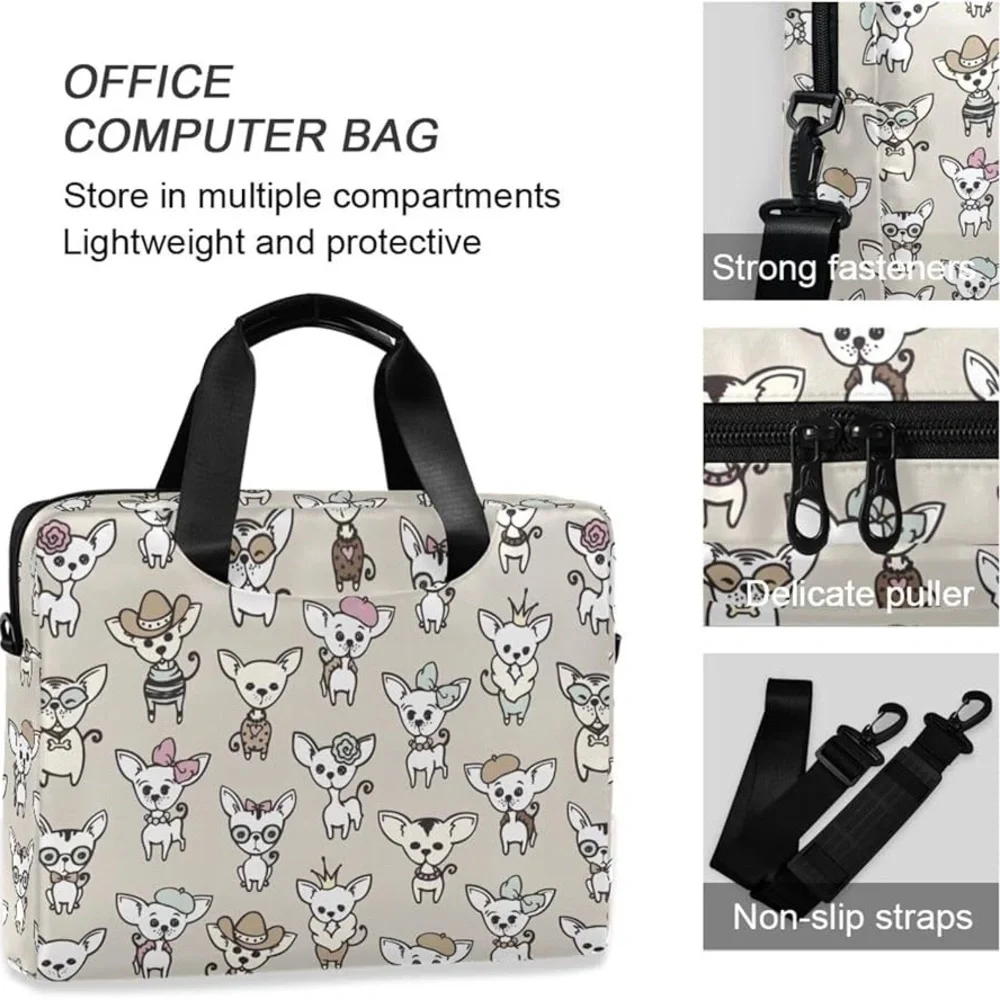 Cute Chihuahua 15.6” Laptop Case - Waterproof with Adjustable Strap - New